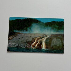 Vintage Yellowstone Geyser Postcard